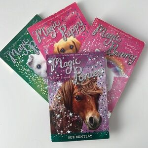 Magic Ponies Bk 1, Magic Bunny Bk 1, Magic Puppy Bks 1 & 6 by Sue Bentley